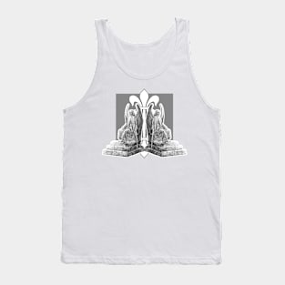 Throne of Judge Angel and Fate of Mortals Tank Top